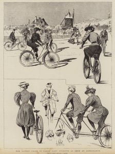 A legújabb párizsi őrület, a Lady Cyclists, ahogyan Longchamps-ban látható